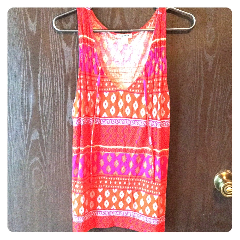 Orange and Purple Tank Top
